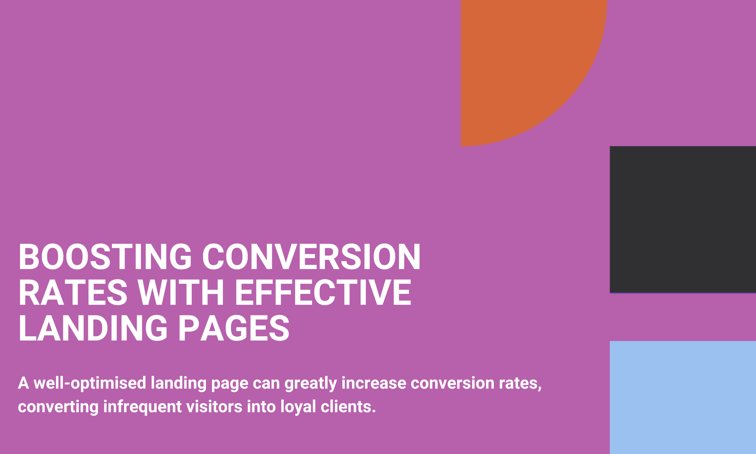 Boosting Conversion Rates with Effective Landing Pages