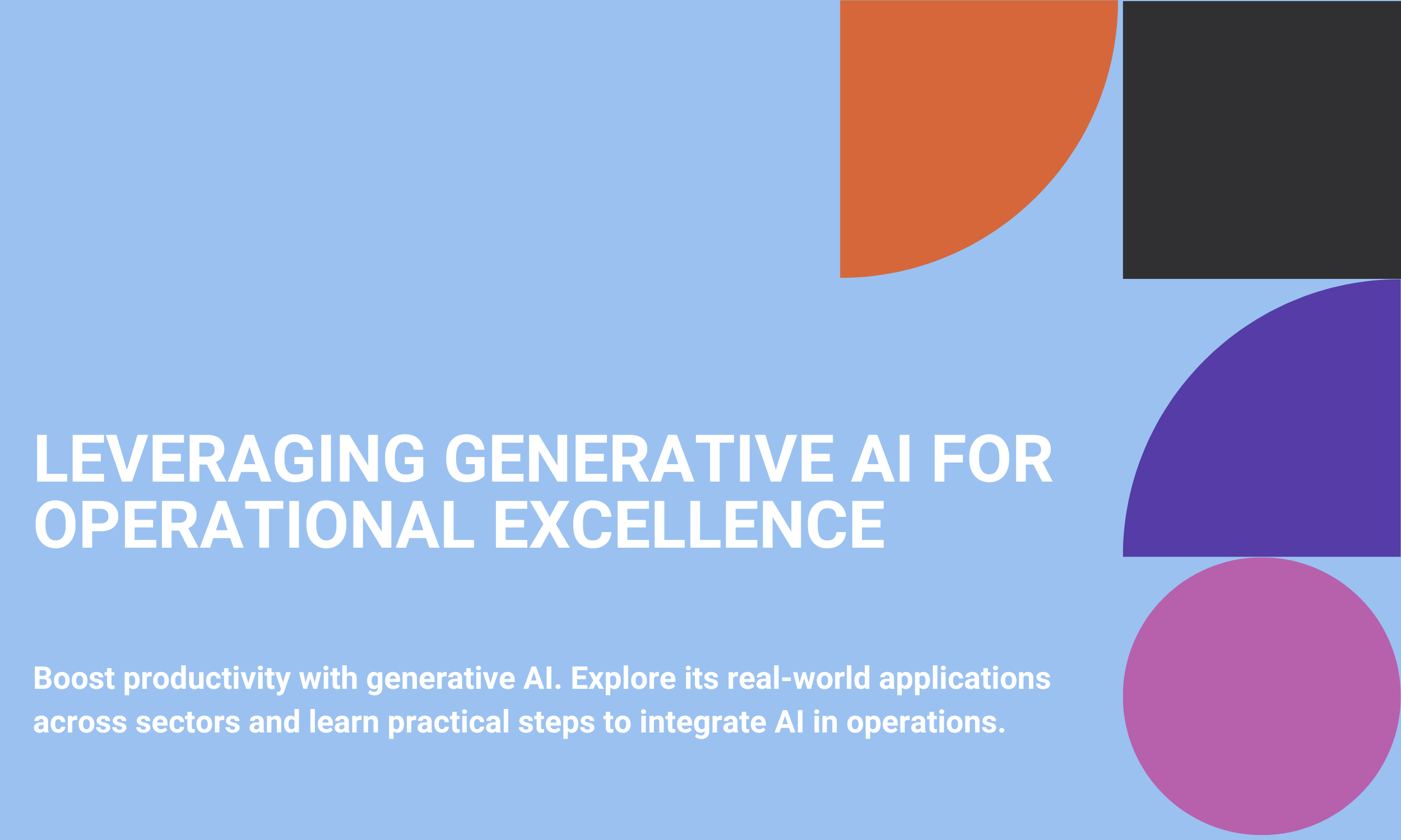 Leveraging Generative AI for Operational Excellence