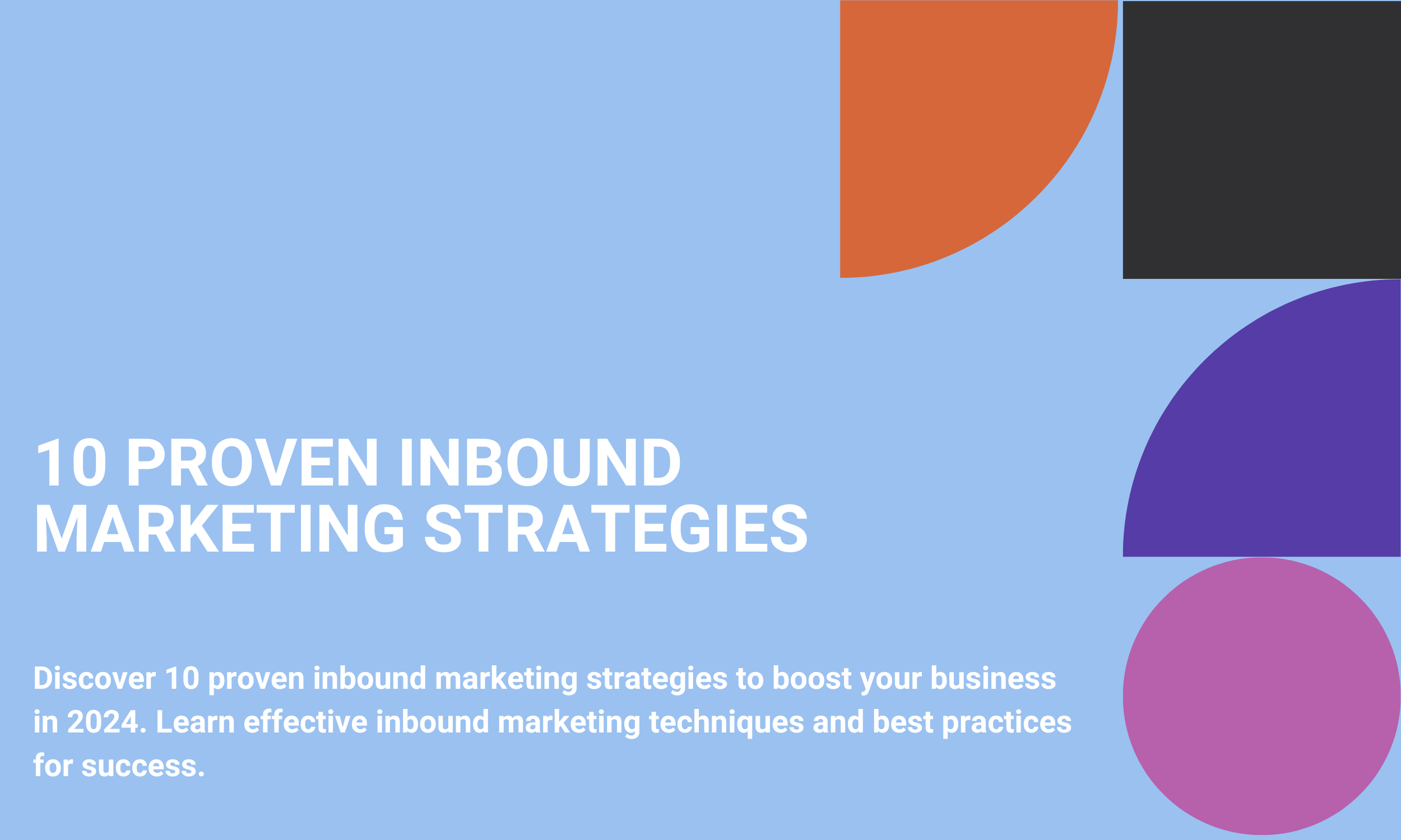 10 Proven Inbound Marketing Strategies